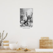 Gavroche was alleen maar gedaald om weer te stijge poster (Keuken)