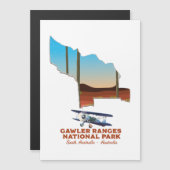 Gawler Ranges reisposter kaart (Voorkant / Achterkant)