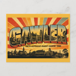 Gawler Zuid-Australië's Oudste Plattelandsgemeente Briefkaart