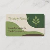 Gawn Care Garden Service Moderne minimalistische s Visitekaartje (Voorkant)