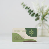 Gawn Care Garden Service Moderne minimalistische s Visitekaartje (Staand voorkant)