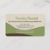 Gawn Care Garden Service Moderne minimalistische s Visitekaartje (Achterkant)