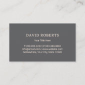 Gawn Care Landscaping Service Elegante Gouden Maai Visitekaartje (Achterkant)