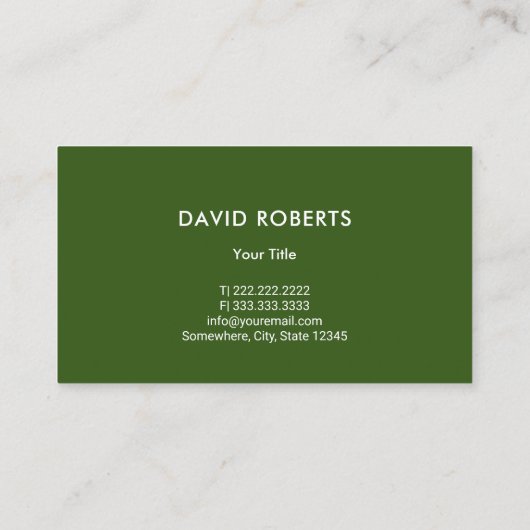 Gawn Care & Landscaping Service Modern Groen Visitekaartje (Achterkant)