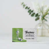 Gawn Care Landscaping Service Professionele maaier Visitekaartje (Staand voorkant)