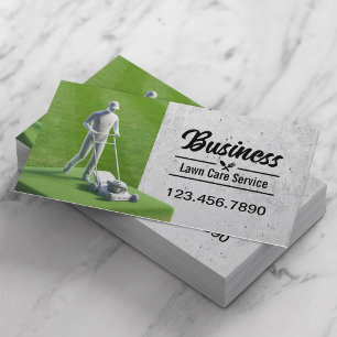 Gawn Care Landscaping Service Professionele maaier Visitekaartje