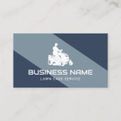 Gawn Care & Landscaping Service Rijmaaier Blauw Visitekaartje (Voorkant)