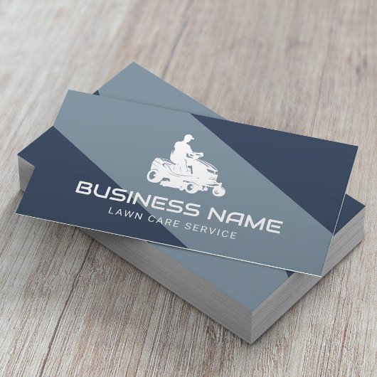 Gawn Care & Landscaping Service Rijmaaier Blauw Visitekaartje