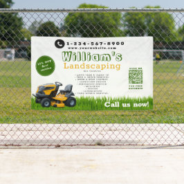 Gawn Care Landscaping Tuinieren Services Modern Spandoek