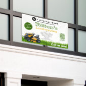 Gawn Care Landscaping Tuinieren Services Modern Spandoek (Buitenkant Gebouw)