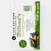 Gawn Care Landscaping Tuinieren Services Modern Spandoek (Verticaal)