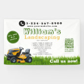 Gawn Care Landscaping Tuinieren Services Modern Spandoek (Horizontaal)