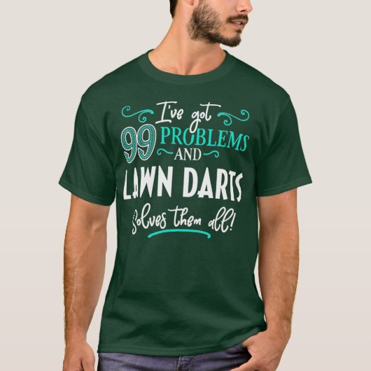 Gawn Darts Shirt Gift - Gazon Darts lost ze op (Voorkant)