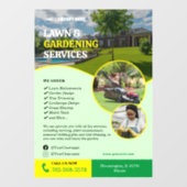 Gawn Gardening Services Window Cling Raamsticker (Vel)