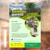 Gawn Gardening Services Window Cling Raamsticker (Vel 2)