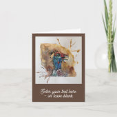  Gawping Guineafowl Groeten Kaart (Voorkant)