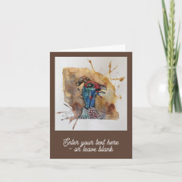  Gawping Guineafowl Groeten Kaart