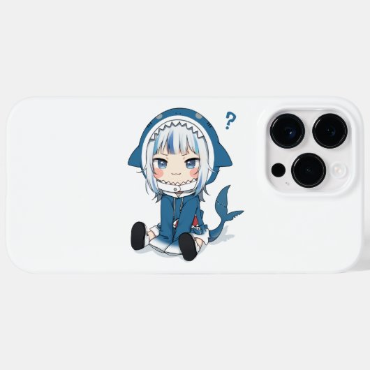 Gawr Gura Case-Mate iPhone Case (Achterkant (horizontaal))