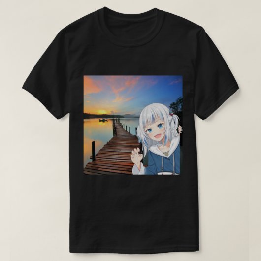 Gawr Gura - Hololive T-shirt (Design voorkant)