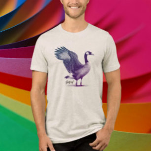 Gay AF Canadese Gans Tri-Blend Shirt