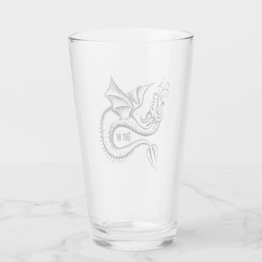 Gay AF Dragon Zwart Glas (Achterkant)