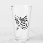 Gay AF Dragon Zwart Glas (Voorkant)