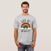GAY AF en daar trots op T-shirt (Voorkant volledig)