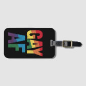 Gay AF LGBT Pride Gay Gift Pride Maand Bagagelabel (Voorkant (horizontaal))