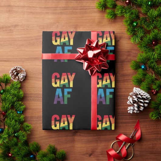 Gay AF LGBT Pride Gay Gift Pride Maand Cadeaupapier (Feestdagen Geschenken)