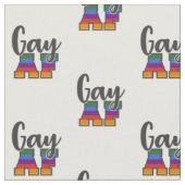 Gay AF-typografiepatroon Stof (Close Up)