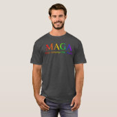 Gay Again Pride vintage T-shirt (Voorkant volledig)