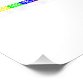 Gay Agenda Gay Pride Foto Afdruk (Hoek)