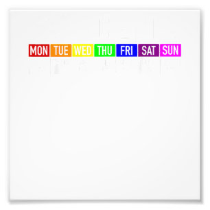 Gay Agenda Gay Pride Foto Afdruk