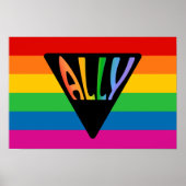 Gay Ally Driangle Poster (Voorkant)
