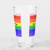 Gay als F*ck Glas (Links)
