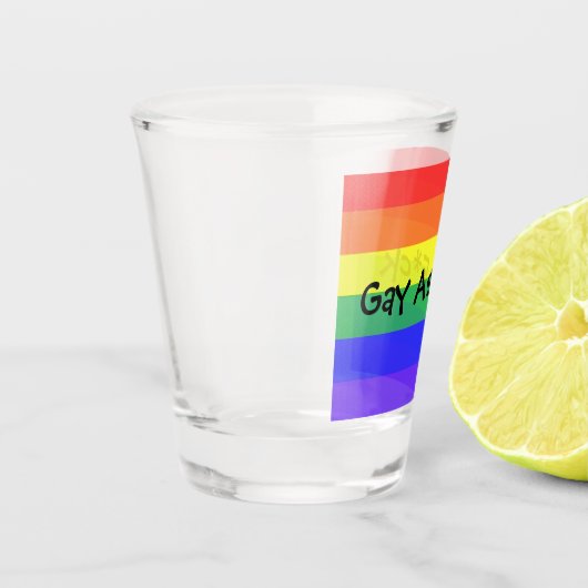 Gay als F*ck Shot Glas (Links)