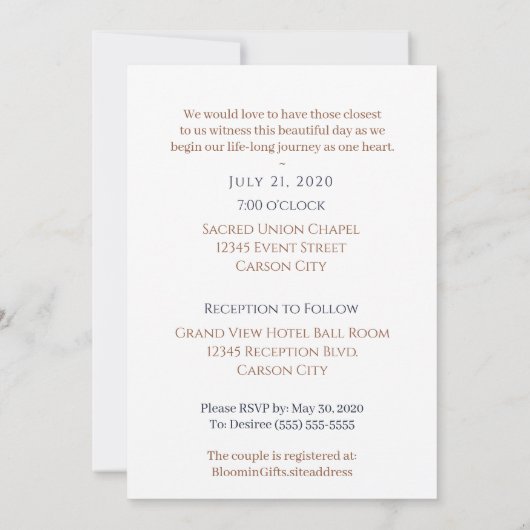 Gay and Lesbian Blue Pinstripe Photo Wedding Kaart (Achterkant)