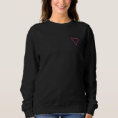 Gay and Lesbian Pride Pink Triangle LGBTQ+ Queer S Trui (Voorkant)
