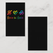 Gay and Lesbian Pride Visitekaartje (Voorkant / Achterkant)