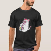 Gay Anime Cat Girl Bubble Tea Manga T-shirt (Voorkant)