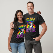 Gay As Hell Rainbow Cat Lgbt Pride T-shirt (Unisex)