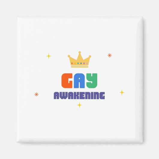 Gay Awakening Magneet (Voorkant)