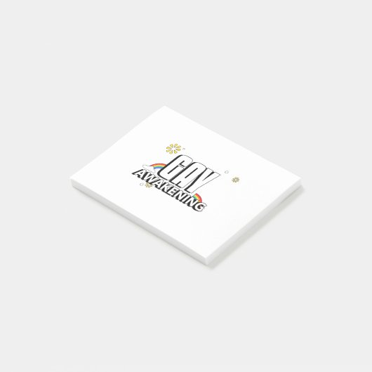 Gay Awakening Post-it® Notes (Schuin)