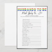 Gay Bachelor Party Game, meest waarschijnlijk om Kaart (Voorkant / Achterkant)