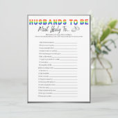 Gay Bachelor Party Game, meest waarschijnlijk om Kaart (Staand voorkant)