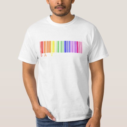 Gay Barcode Shirt (Voorkant)