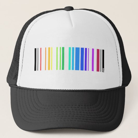 Gay Barcode Trucker Pet (Voorkant)
