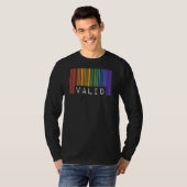 Gay Barcode Valid Lgbtq Ally Trendy Rainbow Pride T-shirt (Voorkant volledig)