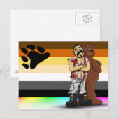 Gay bear flag Postal card Briefkaart (Voorkant / Achterkant)