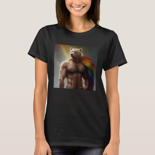 Gay Bear for lgbtq T-shirt (Voorkant)